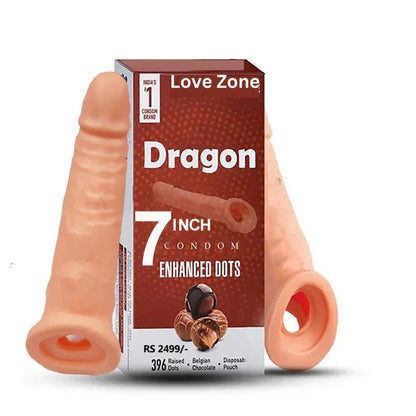 7 inch Dragon Condom - Forcex 360