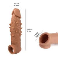 DOTTED DRAGON CONDOM - Forcex 360